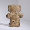 A Quimbaya Pottery Seated Slab Figure, Colombia - 6