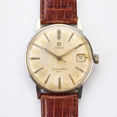 Stainless Steel, 34mm, Vintage, OMEGA Seamaster 600 Manual Wind Wristwatch, circa 1964