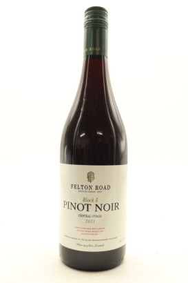 (1) 2021 Felton Road Block 5 Pinot Noir, Bannockburn