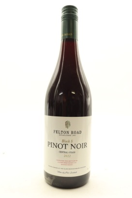 (1) 2022 Felton Road Block 5 Pinot Noir, Bannockburn
