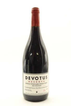 (1) 2014 Devotus Reserve Single Vineyard Pinot Noir, Martinborough
