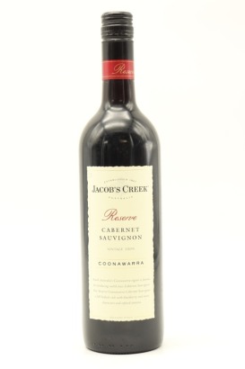 (1) 2009 Jacob's Creek Reserve Cabernet Sauvignon, Coonawarra