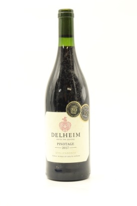 (1) 2017 Delheim Pinotage, Stellenbosch