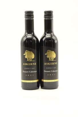 (2) 2021 Askerne Estate Dessert Cabernet, Hawke's Bay, 375ml, 16.5% ABV
