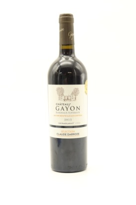 (1) 2015 Chateau Gayon, Bordeaux Superieur