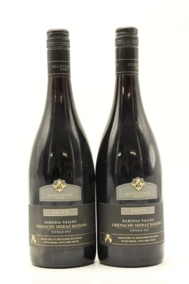 (2) 2015 Allegiance Wines 'Unity' Grenache - Shiraz - Mataro, Barossa Valley