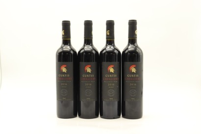 (4) 2016 Curtis Family Vineyards 'Cavaliere' Shiraz, McLaren Vale