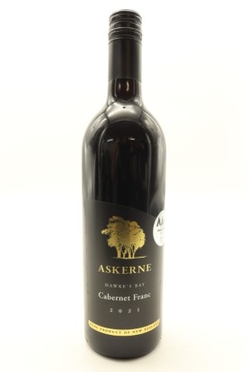 (1) 2021 Askerne Estate Cabernet Franc, Hawke's Bay