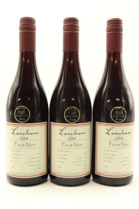 (3) 2014 Lansdowne Estate Pinot Noir, Wairarapa