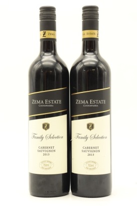 (2) 2013 Zema Estate Family Selection Cabernet Sauvignon, Coonawarra