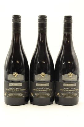 (3) 2015 Allegiance Wines 'Unity' Grenache - Shiraz - Mataro, Barossa Valley
