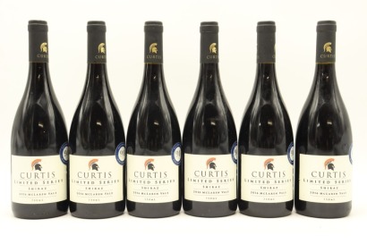 (6) 2016 Curtis Family Vineyards Limited Series Shiraz, McLaren Vale