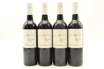 (4) 2016 Wednesday Night Wine Co. SMTWTFS Shiraz, Barossa Valley