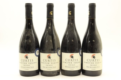 (4) 2016 Curtis Family Vineyards Limited Series Shiraz, McLaren Vale