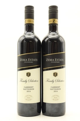 (2) 2014 Zema Estate Family Selection Cabernet Sauvignon, Coonawarra