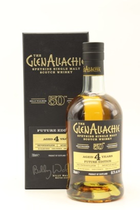 (1) The GlenAllachie Billy Walker 50th Anniversary Future Edition 4 Year Old Speyside Single Malt Scotch Whisky, 60.2% ABV (GB)