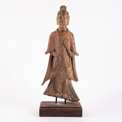 Limestone Guanyin Buddha, Northen Wei Dynasty ca. 386 AD-535AD