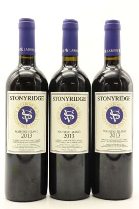 (3) 2013 Stonyridge Vineyard Larose, Waiheke Island