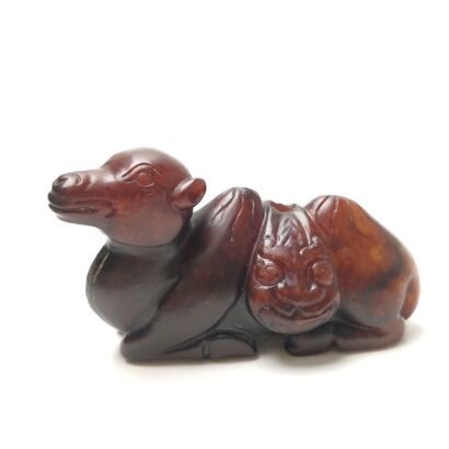 A Chinese Ming Dynasty or Earlier Yellow Jade Camel