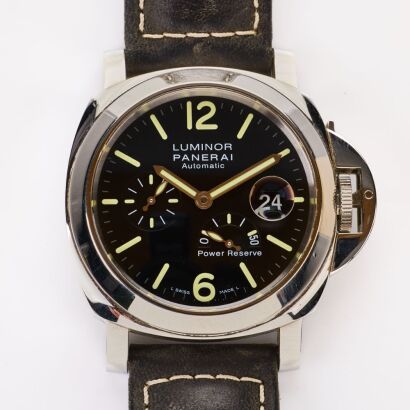 Stainless Steel, 44mm Panerai Luminor Power Reserve Automatic Wristwatch, circa 2016