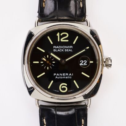Stainless Steel, 45mm Panerai Radiomir Black Seal Automatic Wristwatch, circa 2011
