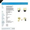 Gucci, 18ct Yellow Gold, Lion Head Amethyst / Diamond Stud Earrings - 2