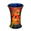 William Moorcroft, Orchid Flambe Flared Vase, C.1930