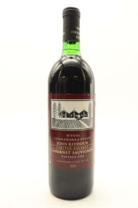(1) 1985 Wynns Coonawarra Estate John Riddoch Limited Release Cabernet Sauvignon, Coonawarra