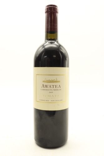 (1) 2009 Te Mata Estate 'Awatea' Cabernets - Merlot, Hawke's Bay [BC95]
