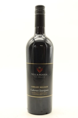 (1) 2013 Villa Maria Library Release Cabernet Sauvignon, Gimblett Gravels