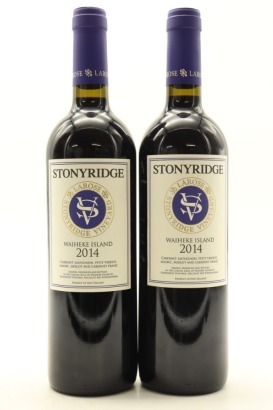 (2) 2014 Stonyridge Vineyard Larose, Waiheke Island