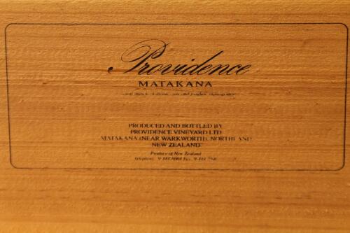 (12) 1996 Providence Private Reserve Merlot Cabernet Franc Malbec, Matakana (OWC)