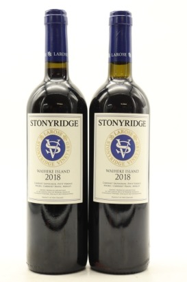 (2) 2018 Stonyridge Vineyard Larose, Waiheke Island