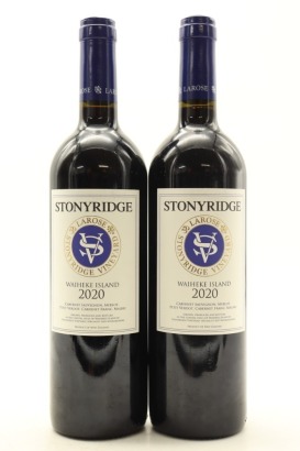 (2) 2020 Stonyridge Vineyard Larose, Waiheke Island