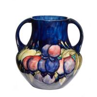 William Moorcroft, Wisteria Two Handled Vase, C. 1920