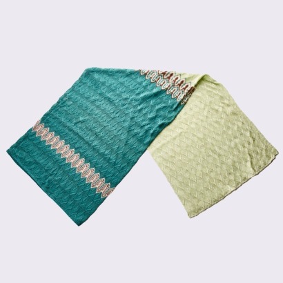 Missoni, Green 53% Rayon / 47% Cotton Blend Poncho