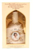 (1) 1986 Bell's Special Edition Celebration of the 60th Birthday of Her Majesty Queen Elizabeth II on 21st April 1986 in Ceramic Decanter 500ml (GB)