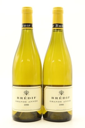 (2) 1990 Marc Bredif Vouvray Grande Annee, Loire