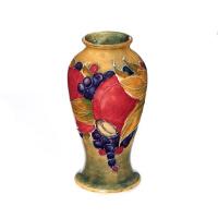 Early William Moorcroft Pomegranate Baluster Vase, C.1913