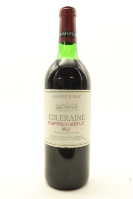 (1) 1983 Te Mata Estate Coleraine, Hawkes Bay (TS)