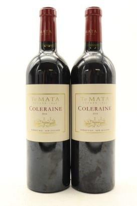 (2) 2016 Te Mata Estate Coleraine, Hawke's Bay