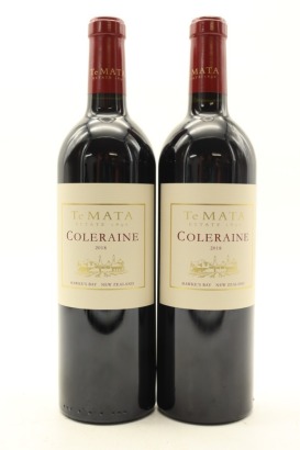 (2) 2018 Te Mata Estate Coleraine, Hawke's Bay