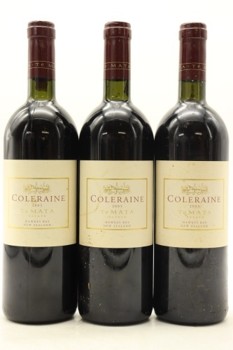 (3) 2005 Te Mata Estate Coleraine, Hawke's Bay
