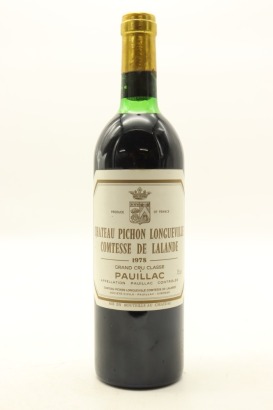 (1) 1978 Chateau Pichon Longueville Comtesse de Lalande, Pauillac