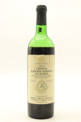 (1) 1975 Chateau Langoa-Barton St. Julien, Bordeaux, France, 750ml (MS)