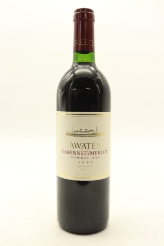 (1) 1992 Te Mata Estate Awatea Cabernets Merlot, Hawke's Bay