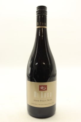 (1) 2010 Mt Rosa Pinot Noir, Central Otago