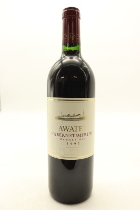 (1) 1992 Te Mata Estate Awatea Cabernets Merlot, Hawke's Bay