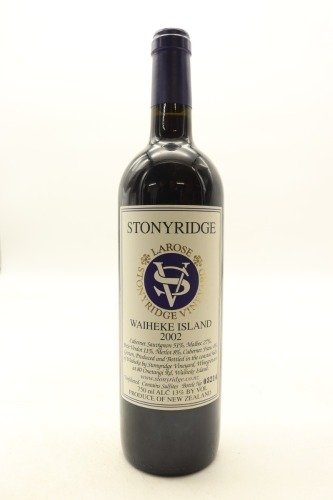 (1) 2002 Stonyridge Vineyard Larose, Waiheke Island