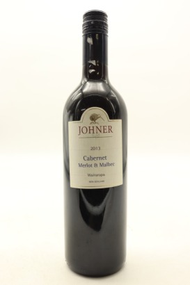 (1) 2013 Johner Estate Cabernet - Merlot - Malbec, Wairarapa